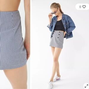 KENAR Seersucker Skirt